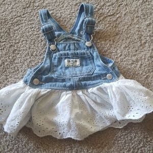5/$25 - OshKosh overall dress